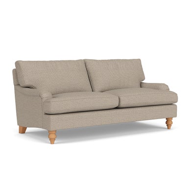 3 Seater - Natural - Herringbone Weave