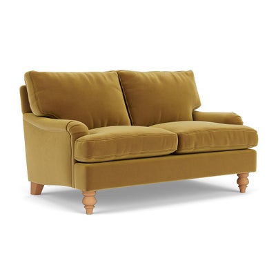 2 Seater - Mustard - Matt Velvet
