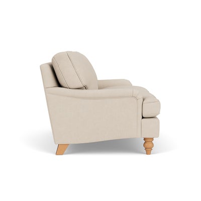 2 Seater - Lily White - House Linen Mix