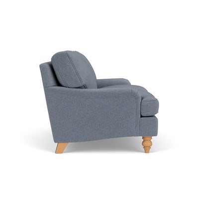 2 Seater - Navy - Eco Herringbone