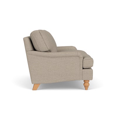2 Seater - Natural - Herringbone Weave