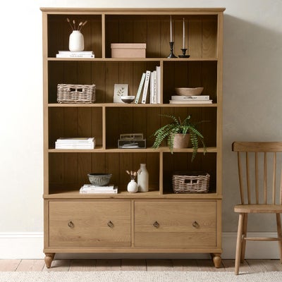Large Divider Bookcase