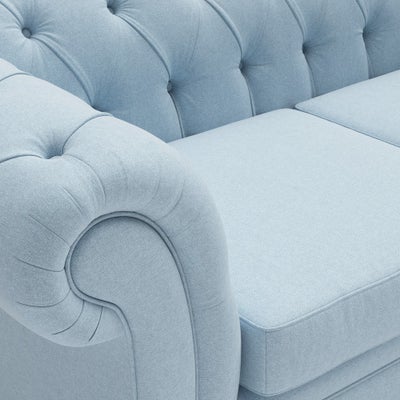 Large 2 Seater - Sky blue - House Linen Mix