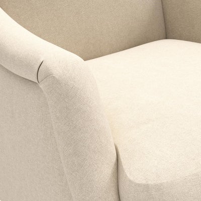 Armchair - Lily White - House Linen Mix