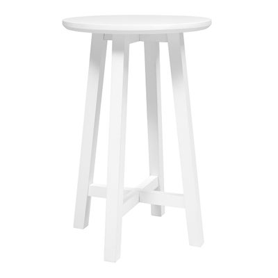 Pure White Round Side Table