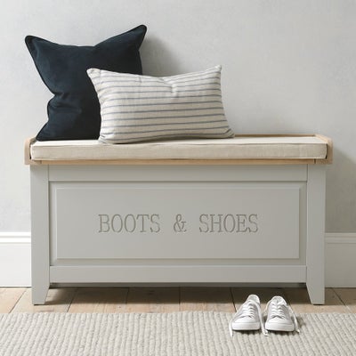 Large Shoe Storage Trunk and Bench