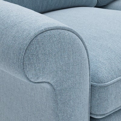 2 Seater - Teal marl - Rustic weave