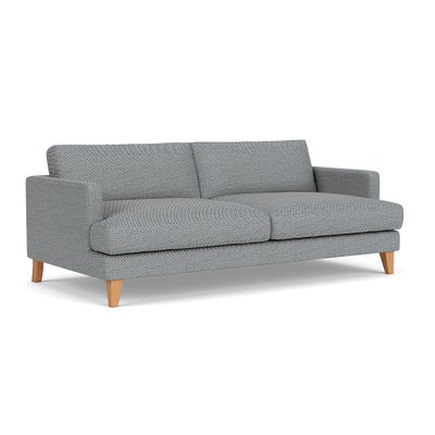 4 Seater - Navy - Herringbone Weave