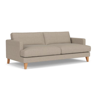 4 Seater - Natural - Herringbone Weave