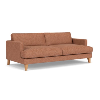 4 Seater - Brick - Herringbone Weave