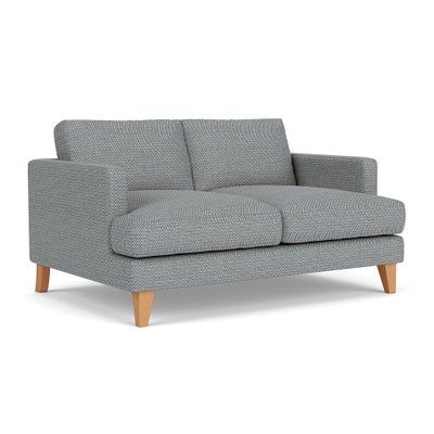 Large 2 Seater - Navy - Herringbone Weave