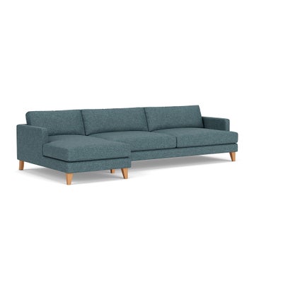Chaise Extra Large Left Hand - Lake Marl - Aquaclean Oxford