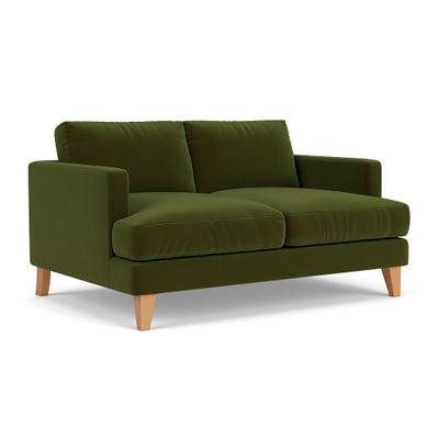 Large 2 Seater - Forest Green - Matt Velvet
