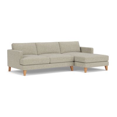 Chaise Large Right Hand - Lichen - Aquaclean Oxford