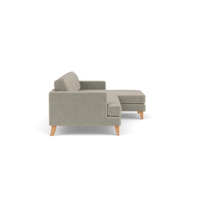 Chaise Large Right Hand - Natural - Eco Chenille