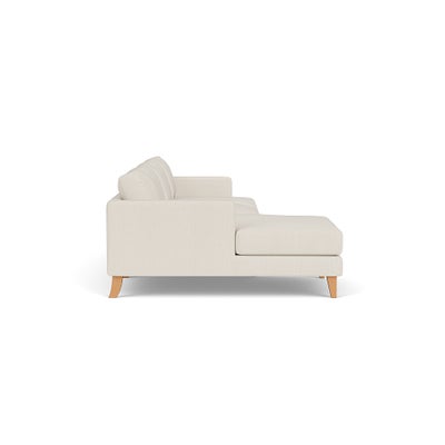 Chaise Large Left Hand - Natural - Broadway Stripe