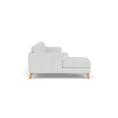 Chaise Large Left Hand - Duck Egg - Broadway Stripe