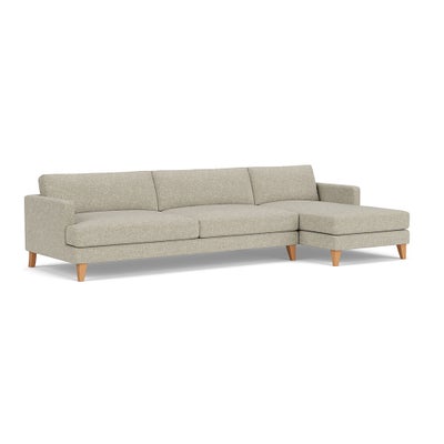 Chaise Extra Large Right Hand - Lichen - Aquaclean Oxford