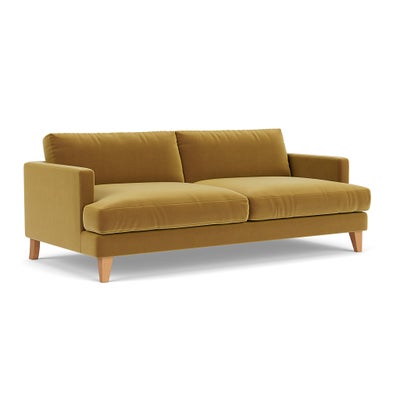 4 Seater - Mustard - Matt Velvet