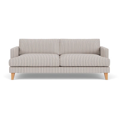 4 Seater Sofa - Indigo - Kingham Stripe