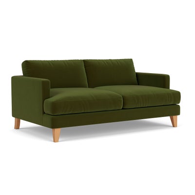 3 Seater - Forest Green - Matt Velvet