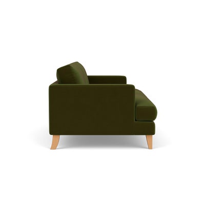 3 Seater - Forest Green - Matt Velvet