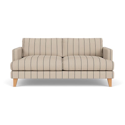 3 Seater - Charcoal - Compton Stripe