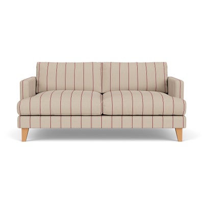 3 Seater - Raspberry - Compton Stripe