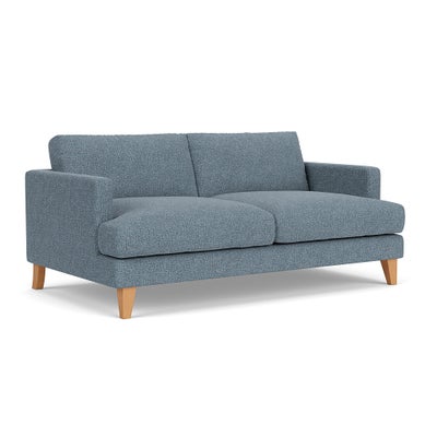 3 Seater - Mid Blue - Aquaclean Oxford