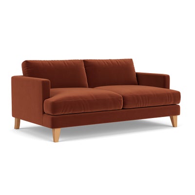 3 Seater - Brick - Matt Velvet