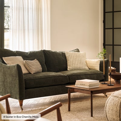 3 Seater - Sky blue - House Linen Mix