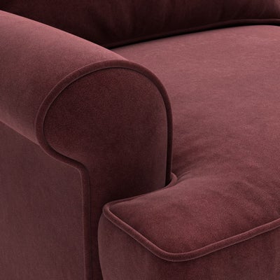 3 Seater - Dark Rosehip - Matt Velvet