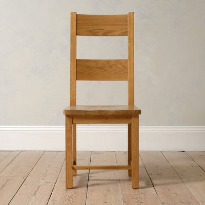 Ladderback Chair - Wooden Seat Pad