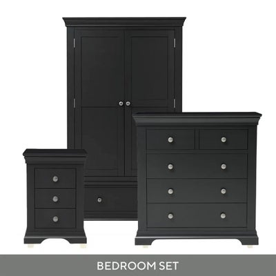Double Wardrobe Bedroom Set