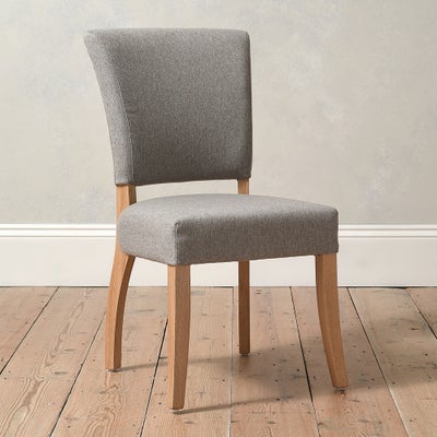 Upholstered Dining Chair Grey