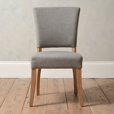 Upholstered Dining Chair Grey