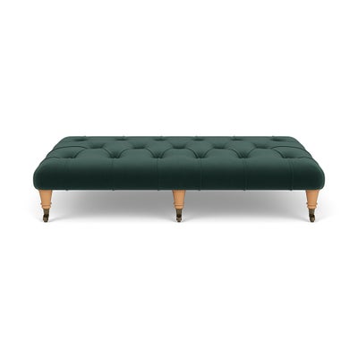 Foot Stool - Lake - Matt Velvet