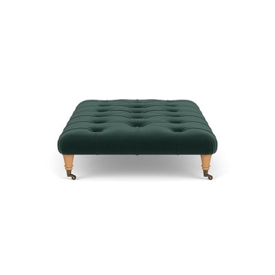Foot Stool - Lake - Matt Velvet