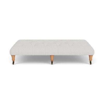 Foot Stool - Grey - Broadway Stripe