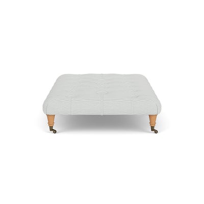 Foot Stool - Duck Egg - Broadway Stripe