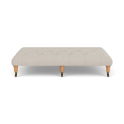 Foot Stool - Natural - Aquaclean Oxford