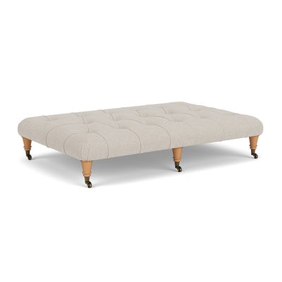 Foot Stool - Natural - Aquaclean Oxford