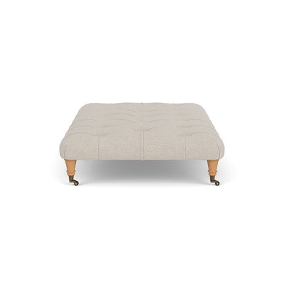 Foot Stool - Natural - Aquaclean Oxford