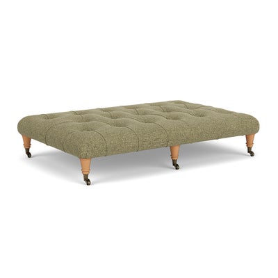 Foot Stool - Sage - Aquaclean Oxford