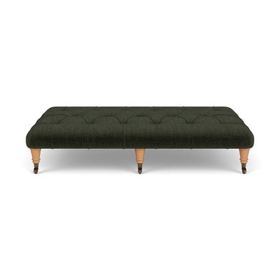 Foot Stool - Moss - Eco Chenille