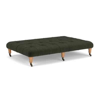 Foot Stool - Moss - Eco Chenille