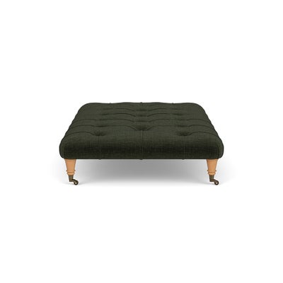 Foot Stool - Moss - Eco Chenille