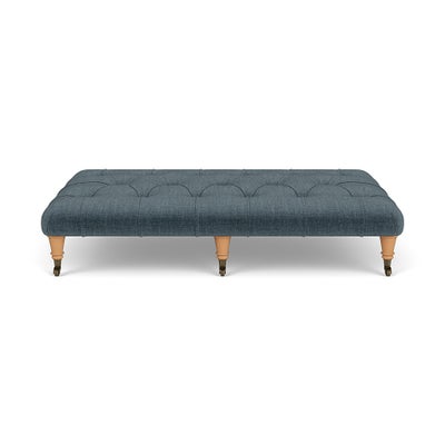 Foot Stool - Teal - Eco Chenille