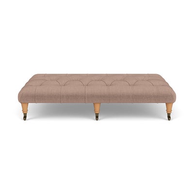 Foot Stool - Dusky Rose - Eco Chenille