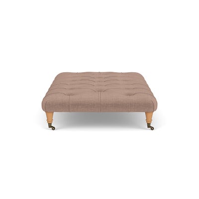 Foot Stool - Dusky Rose - Eco Chenille